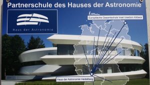 Partnerschild Haus der Astronomie